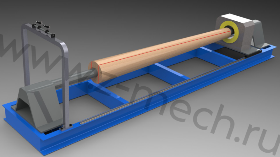 Пример станка с лазерным указателем